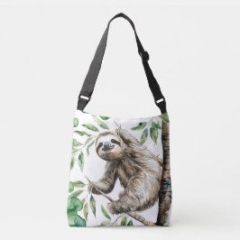 Bolsa Ajustável Trendy Cute Sloth Em Uma Árvore