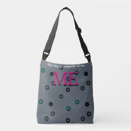 Bolsa Ajustável Trendy Dot Custom Monogramed Crossbody Bag