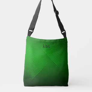 Bolsa Ajustável Trendy Modern Neon Green Monograma