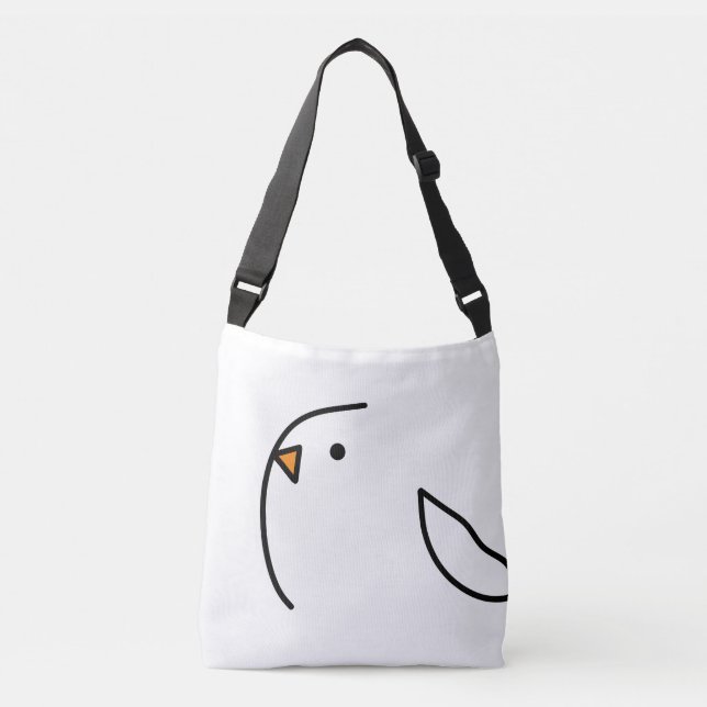 Bolsa Ajustável Três aves no arame (Frente)