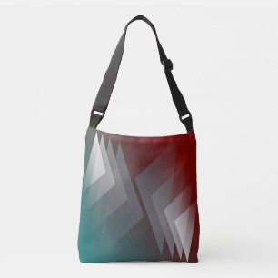 Bolsa Ajustável Triângulos de cinza na lágrima