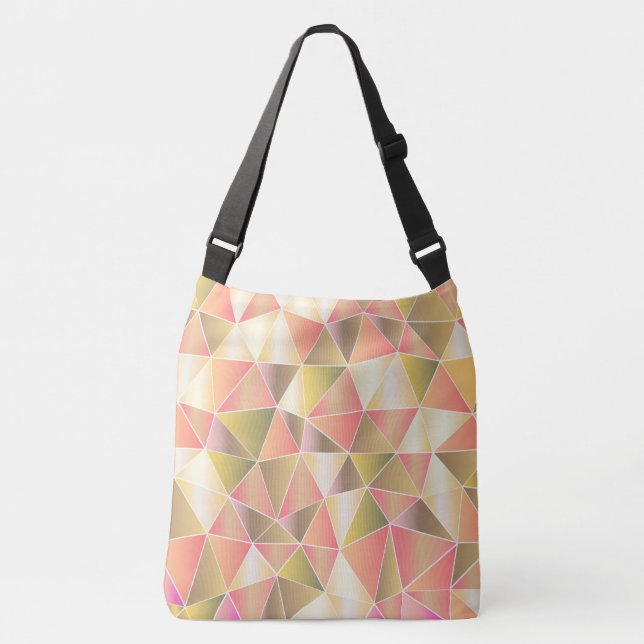 Bolsa Ajustável Triângulos Geométricos (Frente)