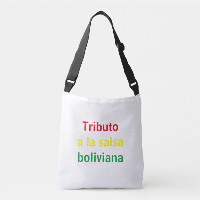 Bolsa Ajustável Tributo a la salsa boliviana (Frente)