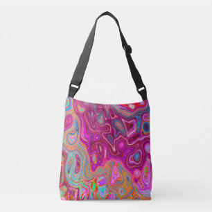 Bolsa Ajustável Trippy Abstrato Magenta - Arco-íris Magenta - Colo
