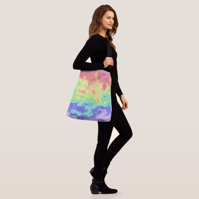 Bolsa Ajustável Trippy Retro Groovy Boho Hippie Rainbow (No(a) Modelo)