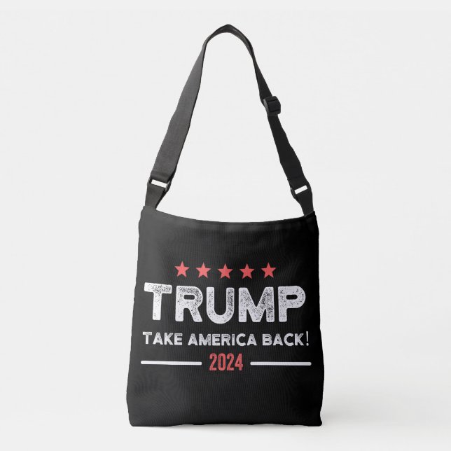 Bolsa Ajustável Trump 2024 Retire a América (Frente)