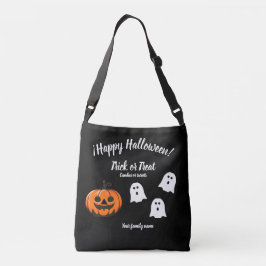 Bolsa Ajustável truque ou trato, nome, halloween,Pumpki personaliz