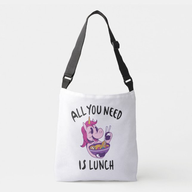 Bolsa Ajustável Tudo que você precisa é do almoço (Frente)