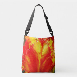 Bolsa Ajustável Tulipa Vermelha E Amarelo