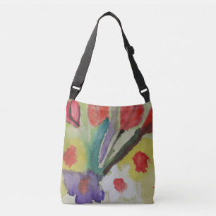 Bolsa Ajustável Tulipas de abstrato e Flores de Mola