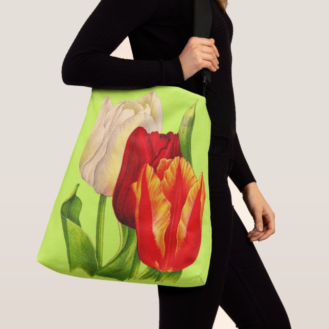 Bolsa Ajustável tulipas impressão (Close Up)