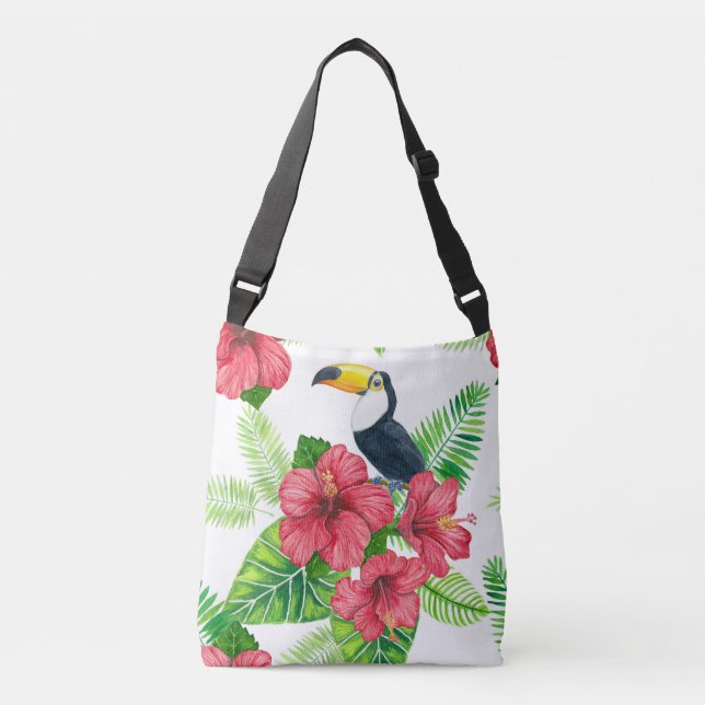 Bolsa Ajustável Turiano e buquê tropical (Frente)