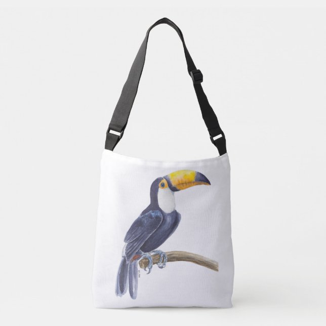 Bolsa Ajustável Turiano, pássaro tropical (Frente)