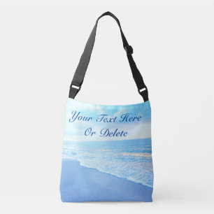 Bolsa Ajustável Turquesa bonita sacolas personalizadas da praia