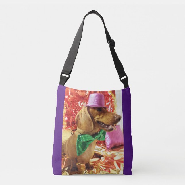 Bolsa Ajustável Uau Weenie Dachshund Handbag 4 Mulheres (Frente)