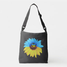 Bolsa Ajustável Ucrânia: flor da água, girassol, azul-amarelo