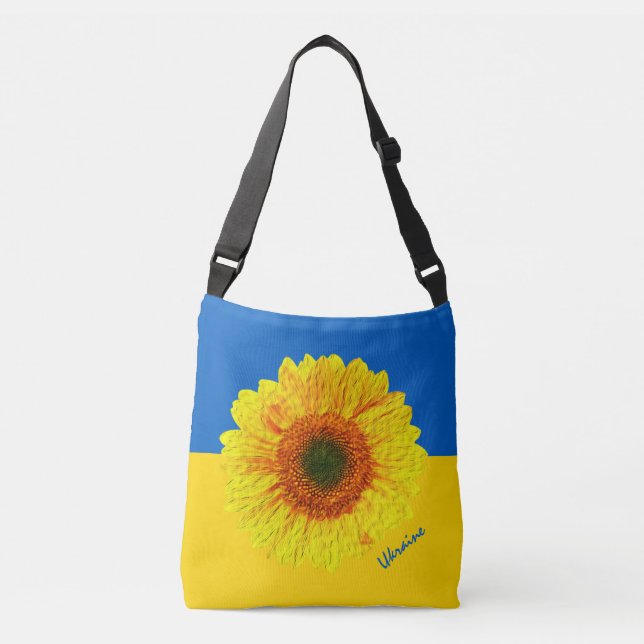 Bolsa Ajustável Ucrânia Girassol e ucraniano / Flor (Frente)