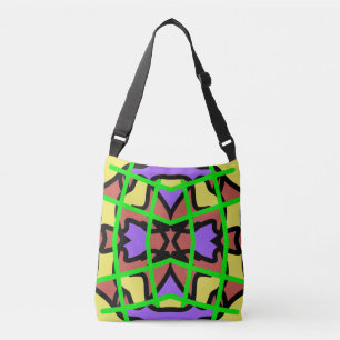 Bolsa Ajustável Um padrão clássico de tendência vibrante multicolo