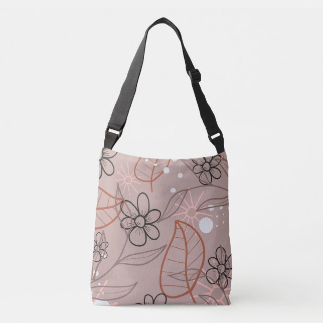 Bolsa Ajustável Uma Flor Whimsic e Deixa Impressão (Frente)