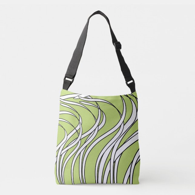 Bolsa Ajustável Underwater  Wave lime green (Frente)