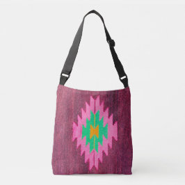 Bolsa Ajustável Único Aztec Rug Kilim Turco
