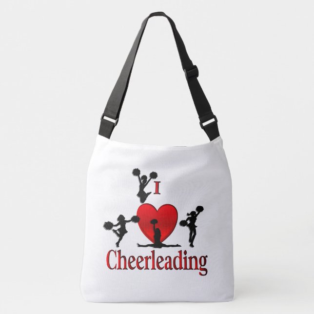 Bolsa Ajustável Único I Heart Cheerhead (Frente)