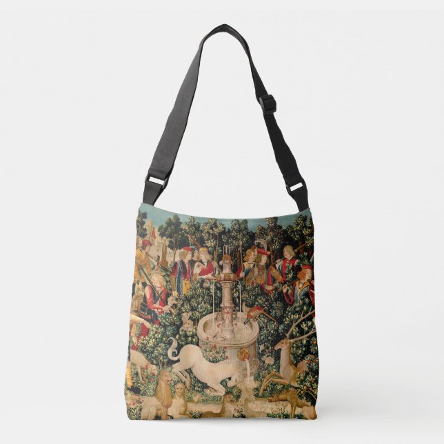 Bolsa Ajustável Unicorn Tapestries Encontrou Legenda Mítica (Frente)