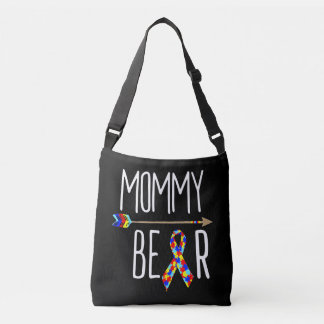 Bolsa Ajustável Urso de Mamãe de Consciência do Autismo de April