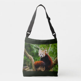 Bolsa Ajustável Urso de panda vermelha bonito
