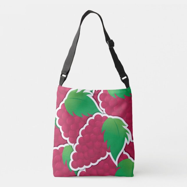 Bolsa Ajustável Uvas vermelhas funerárias (Verso)