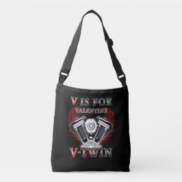 Bolsa Ajustável V is for Valentine, V-Twin Motorcycle. Biker