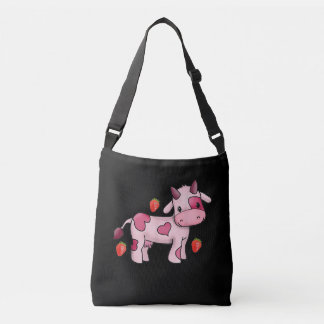 Bolsa Ajustável Vaca de Morango, Gelada Rosa