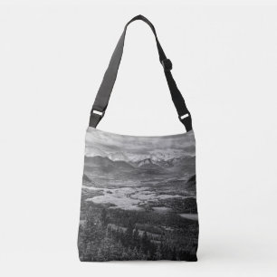 Bolsa Ajustável Vale Montanhoso Monocromático Natureza