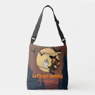 Bolsa Ajustável Vamos fica assustado Nome personalizado Feliz Di