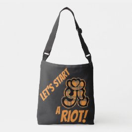 Bolsa Ajustável Vamos Iniciar uma declaração do Riot punk rock