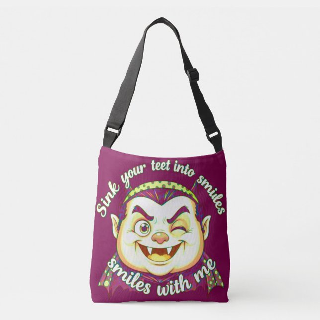 Bolsa Ajustável vampiro fofo (Frente)
