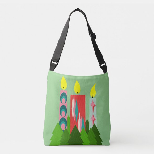 Bolsa Ajustável Velas de Natal (Frente)