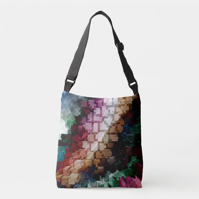 Bolsa Ajustável Vento Escuro Cubo Centrado (Frente)