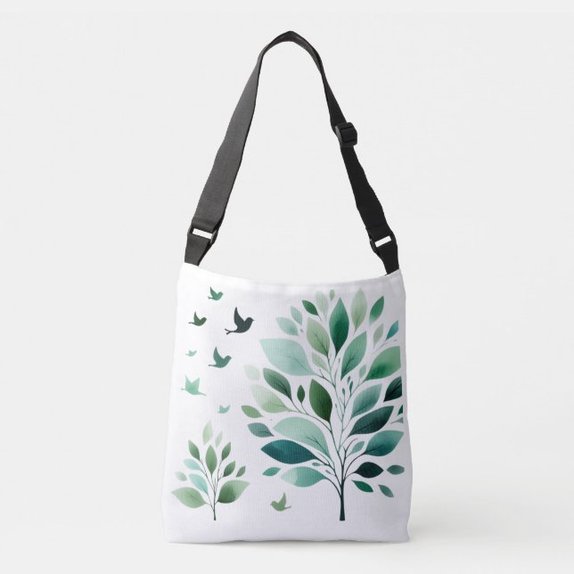Bolsa Ajustável Verdant Whispers Chickadee (Frente)