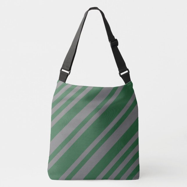 Bolsa Ajustável Verde-Assistente e Cinzas (Frente)