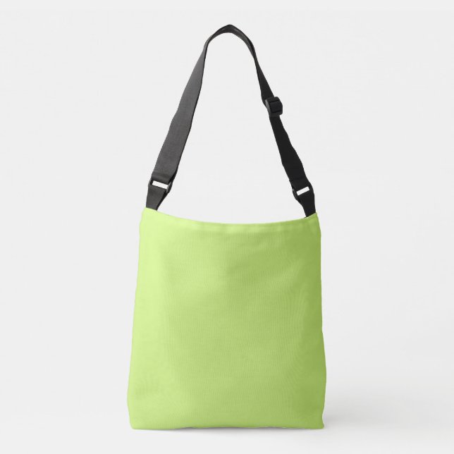 Bolsa Ajustável Verde limão leve suave de cor sólida (Frente)