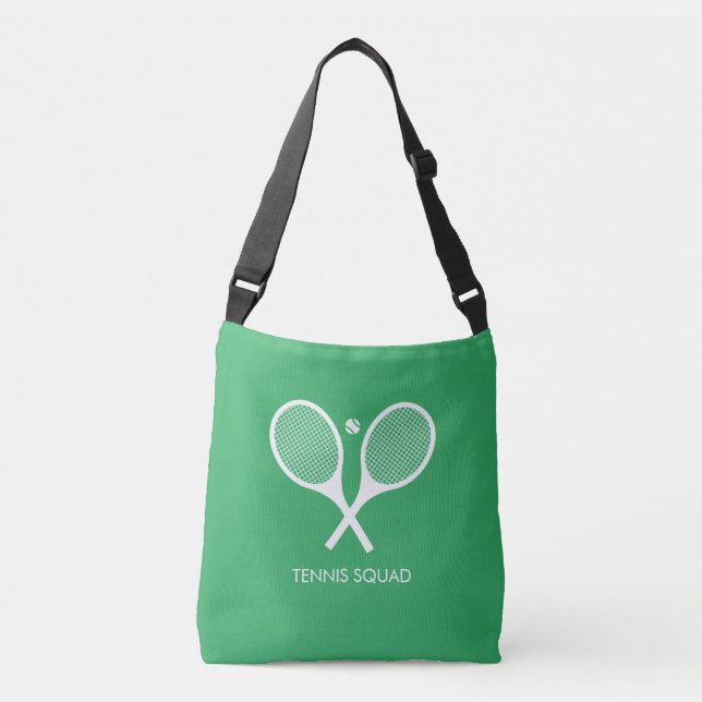 Bolsa Ajustável Verde-Tênis Elegante Personalizado Moderno (Frente)