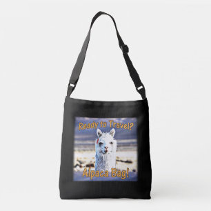 Bolsa Ajustável Viajante do Mundo - Saco Alpaca Engraçado