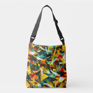 Bolsa Ajustável Vidro Cristal Colorido Geométrico Abstrato Moderno