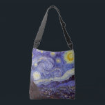 Bolsa Ajustável Vincent Van Gogh Starry Night Vintage Fine Art<br><div class="desc">Vincent van Gogh Starry Night Fine Art Painting Starry Night Starry Night é uma pintura do artista poste-impressionista holandês Vincent van Gogh. O céu azul à noite está cheio de nuvens, estrelas e uma lua crescente brilhante. A Noite Estrelada é a única noturna na série de visões da janela do...</div>