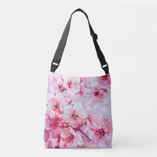 Bolsa Ajustável Vintage Flor Petal Rosa Suave