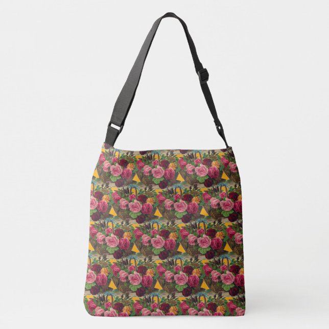 Bolsa Ajustável Vintage Floral (Verso)