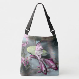 Bolsa Ajustável Vintage French April Fool Pistcard