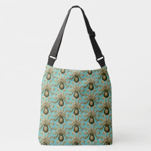 Bolsa Ajustável Vintage Haeckel Octopus Crossbody Bag