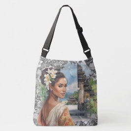 Bolsa Ajustável Vintage, Lovely Bali Women and Tropical Paradise